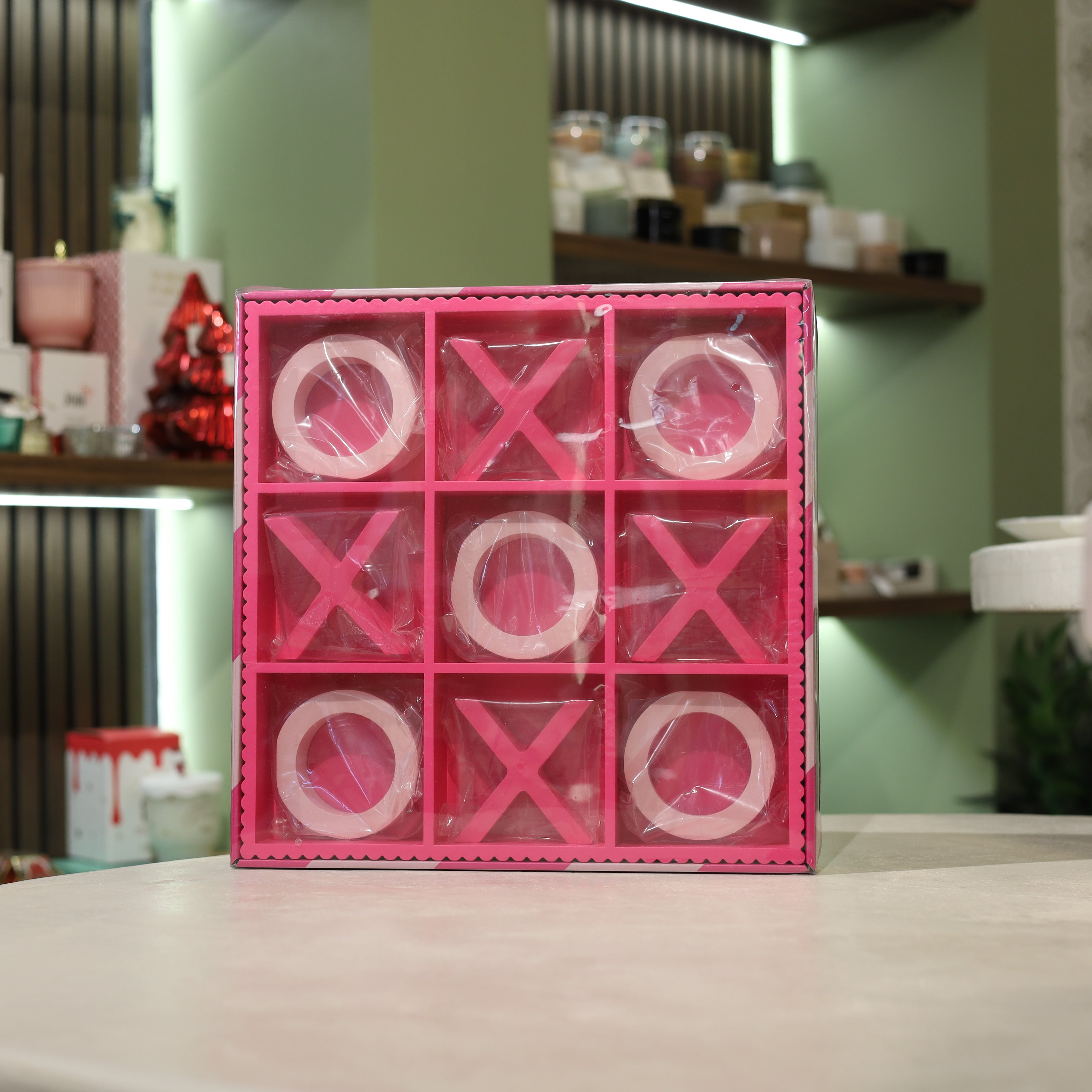 Wooden Tic-Tac-Toe Game Set – Elegant Family Fun & Gift Choice