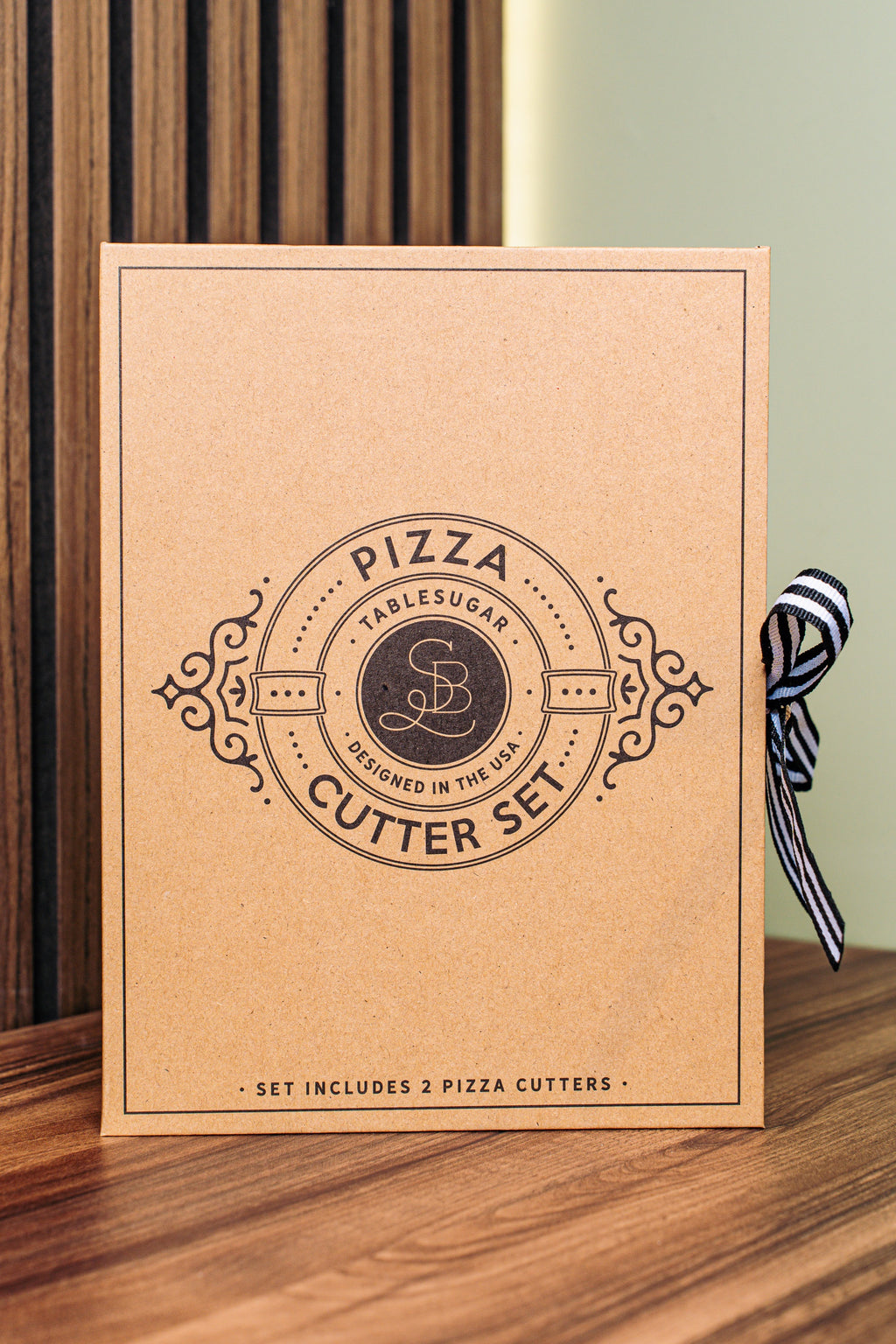 Santa Barbara Pizza Cutter Gift Set