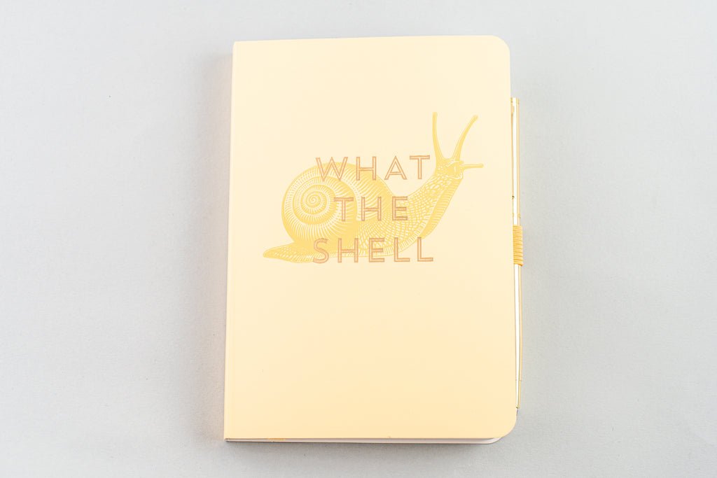 Vintage Sass Notebook with Pen - What The Shell