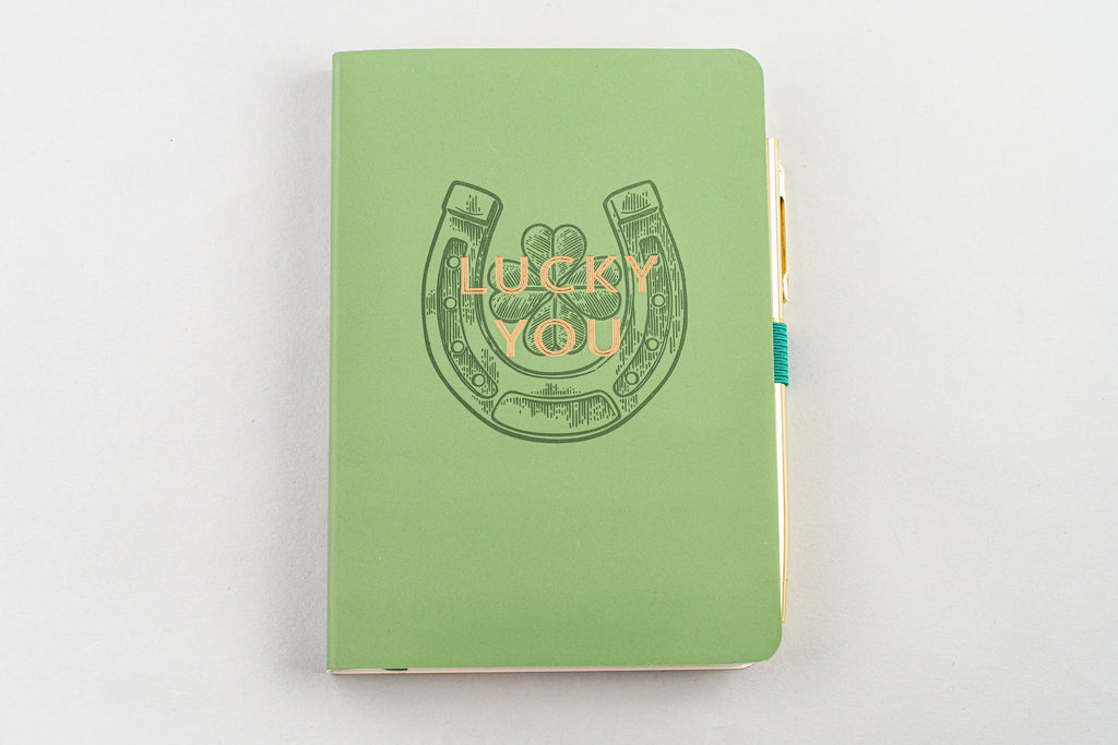 Vintage Sass Notebook with Pen - Lucky You