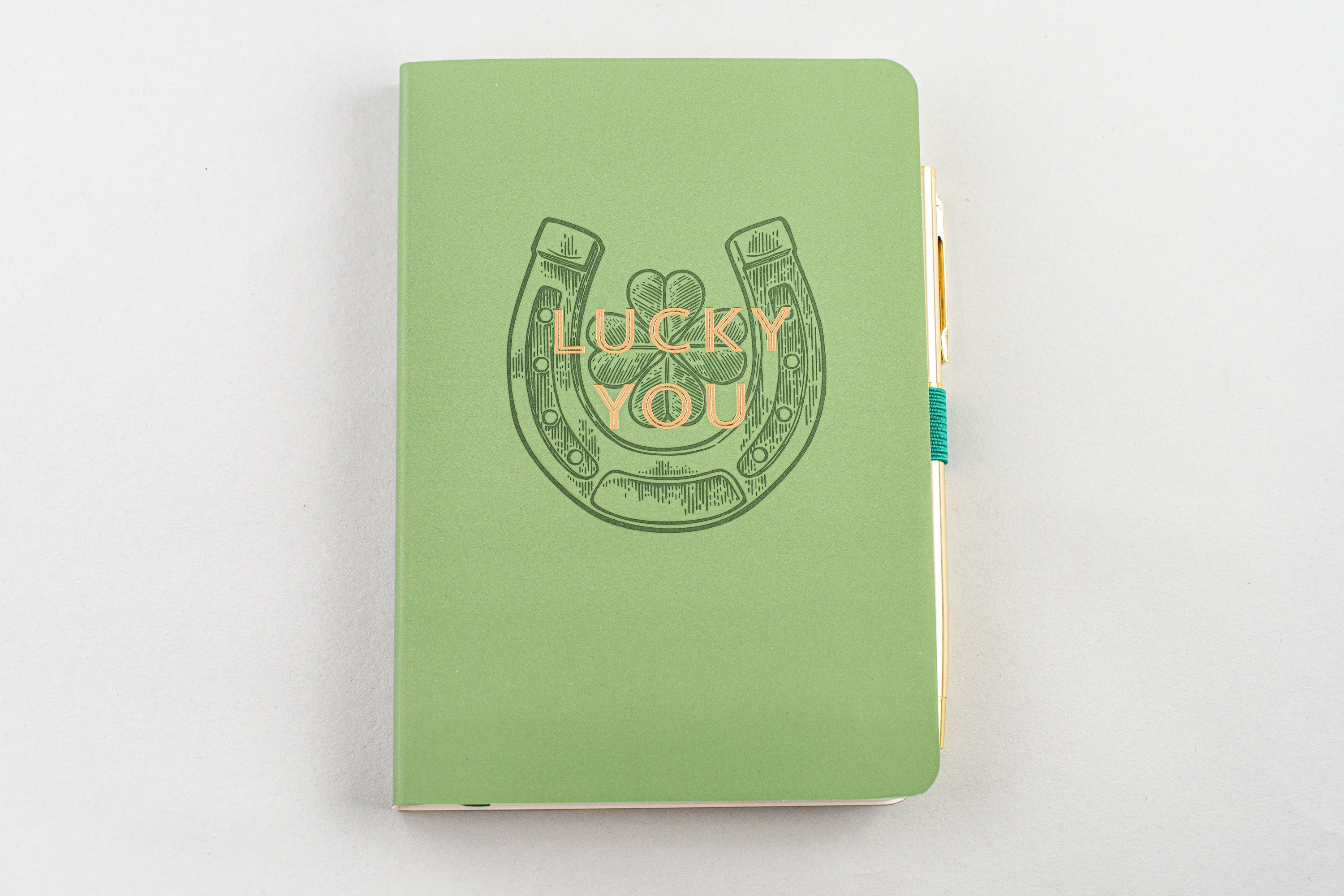 Vintage Sass Notebook with Pen - Lucky You