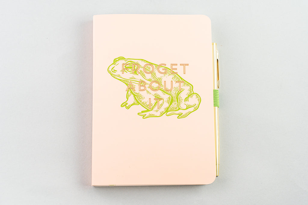 Vintage Sass Notebook with Pen - Froget About It