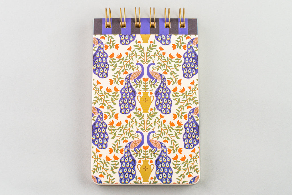 A Dopo Peacock Twin Wire Notepad