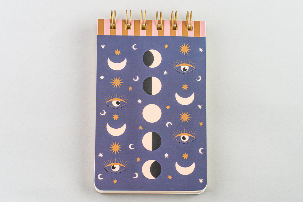 A Dopo Moon Phases Twin Wire Notepad