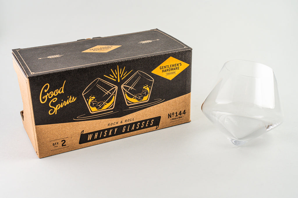 Rocking Whisky Glasses, Set of 2