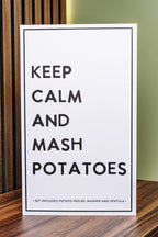 Santa Barbara Mash Gift Set "Keep Calm and Mash Potatoes"