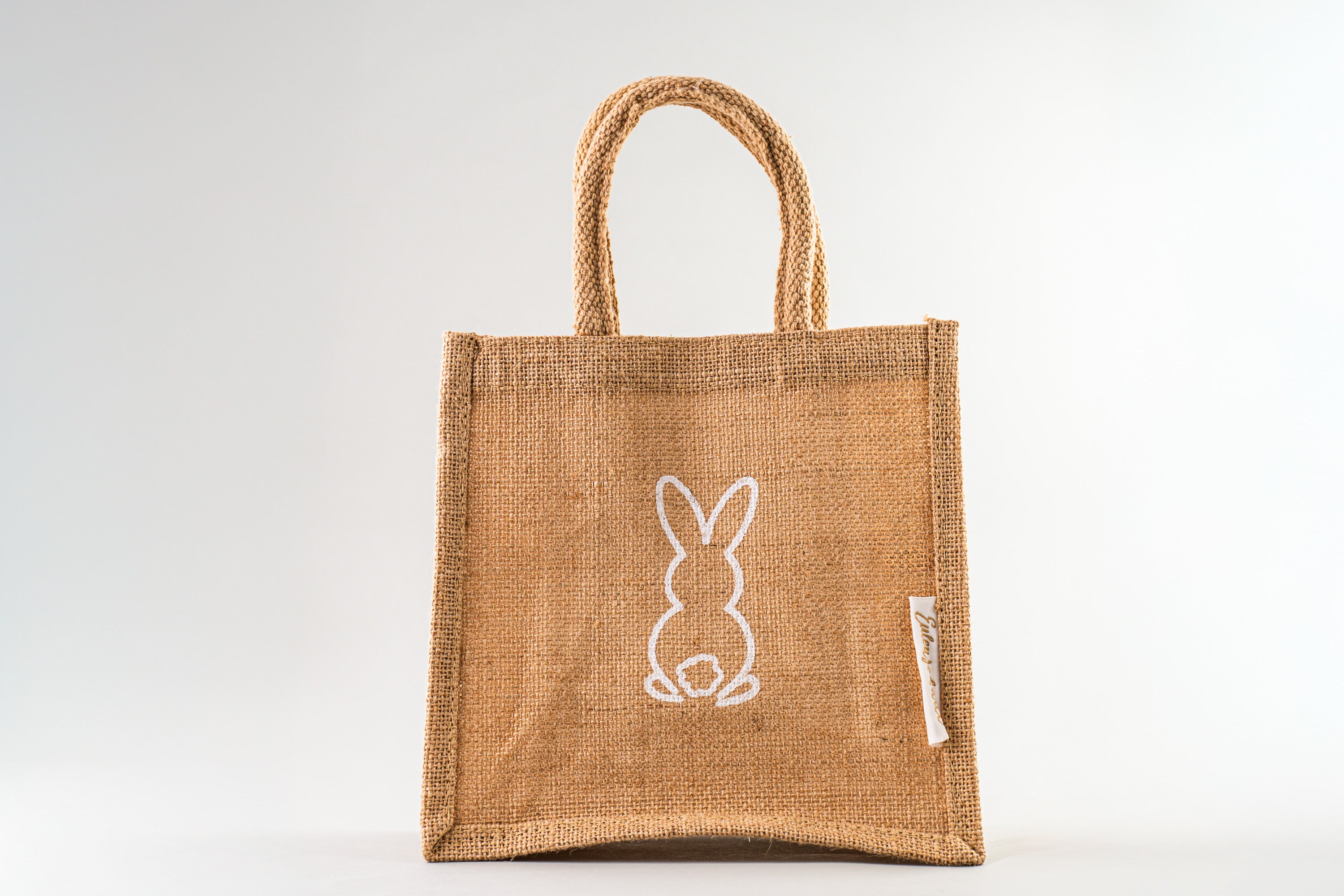 Mini Jute Shopper Tulip & Bunny