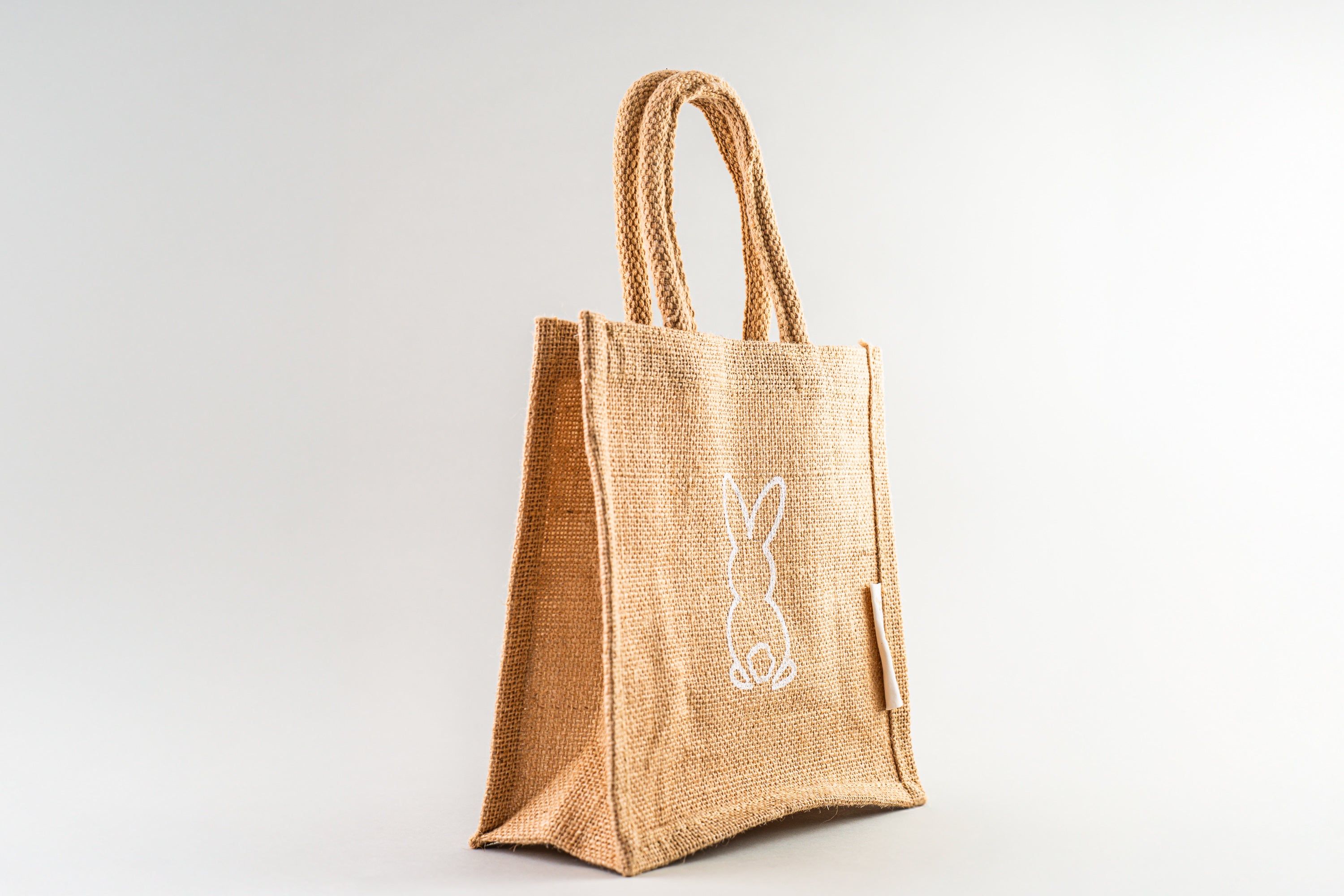 Mini Jute Shopper Tulip & Bunny