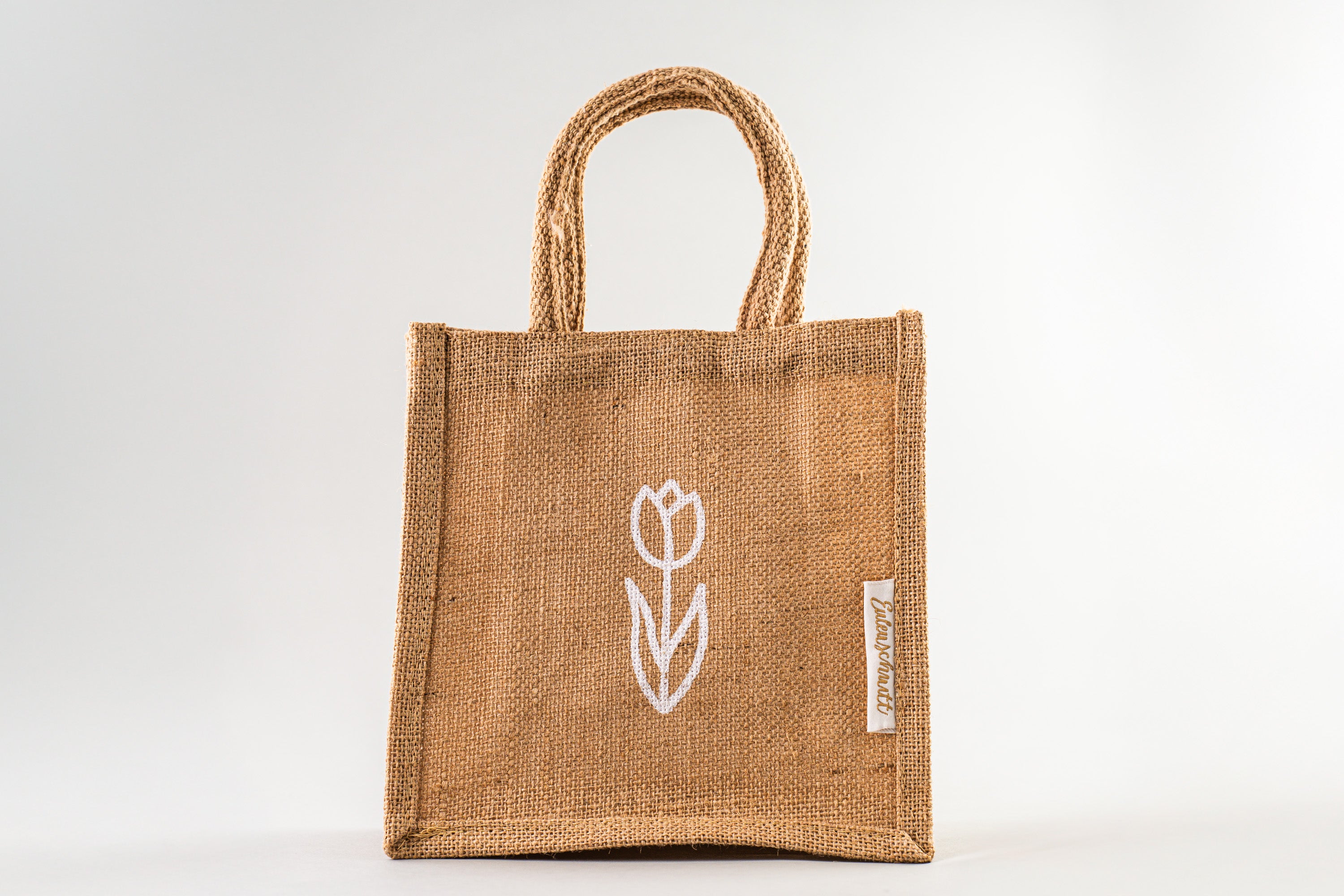 Mini Jute Shopper Tulip & Bunny