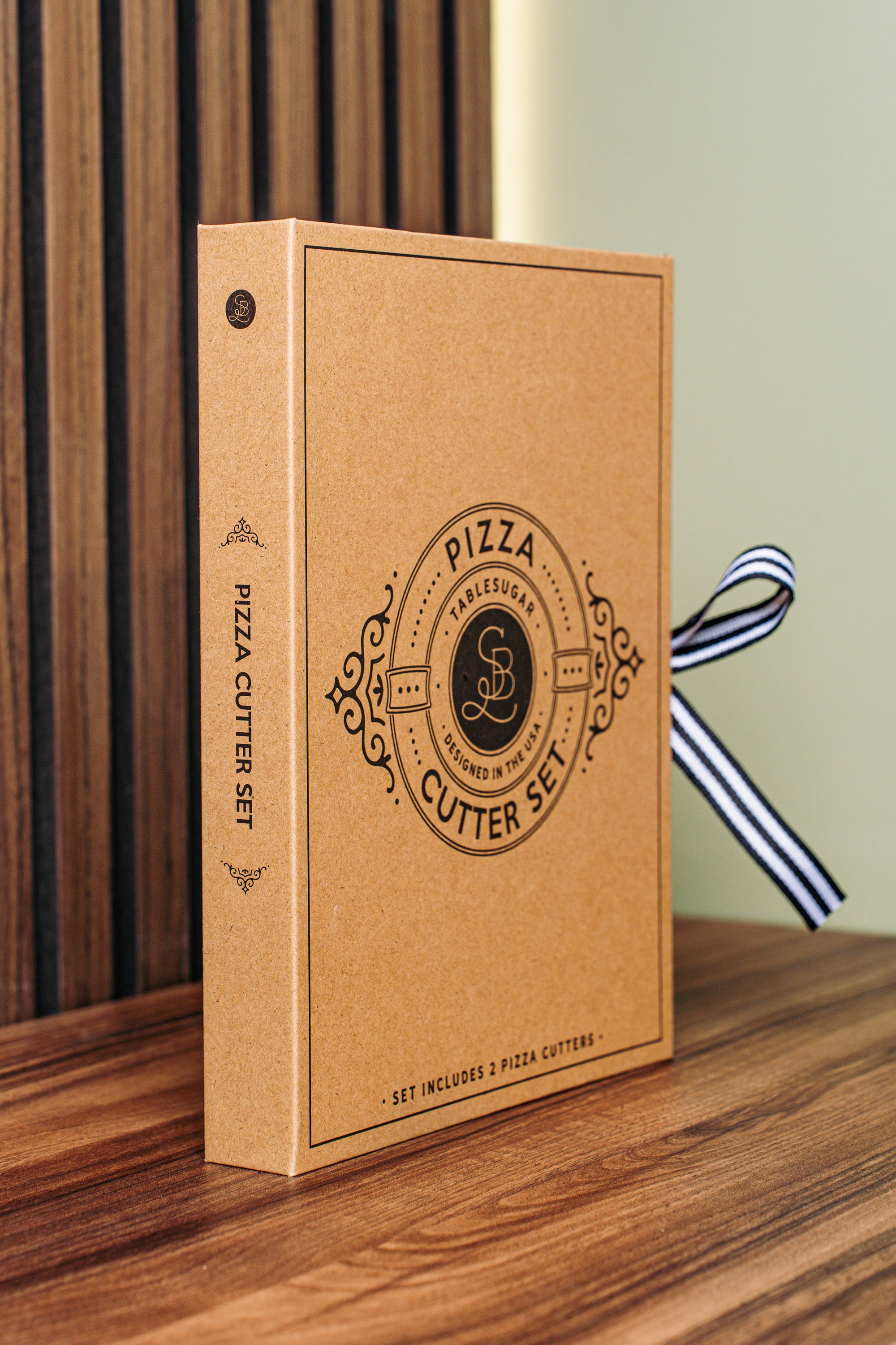 Santa Barbara Pizza Cutter Gift Set