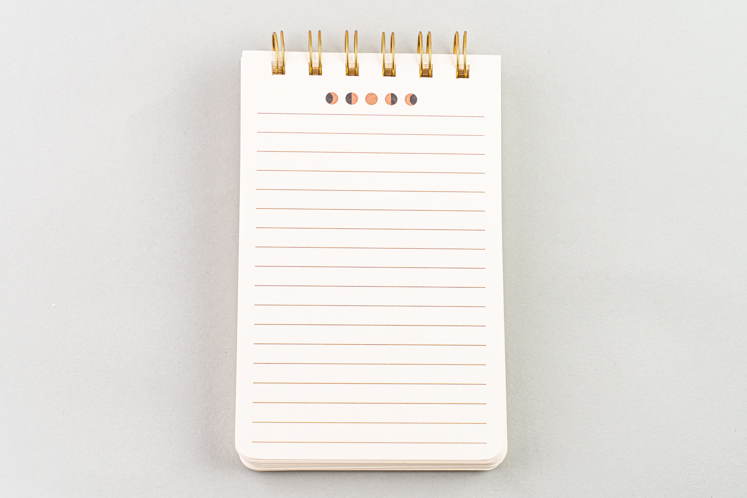 A Dopo Moon Phases Twin Wire Notepad