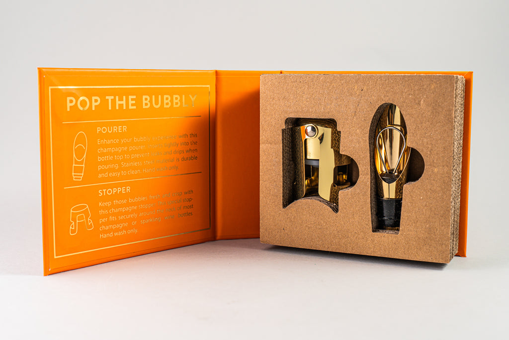 Santa Barbara Prosecco Gift Set "But First Prosecco"