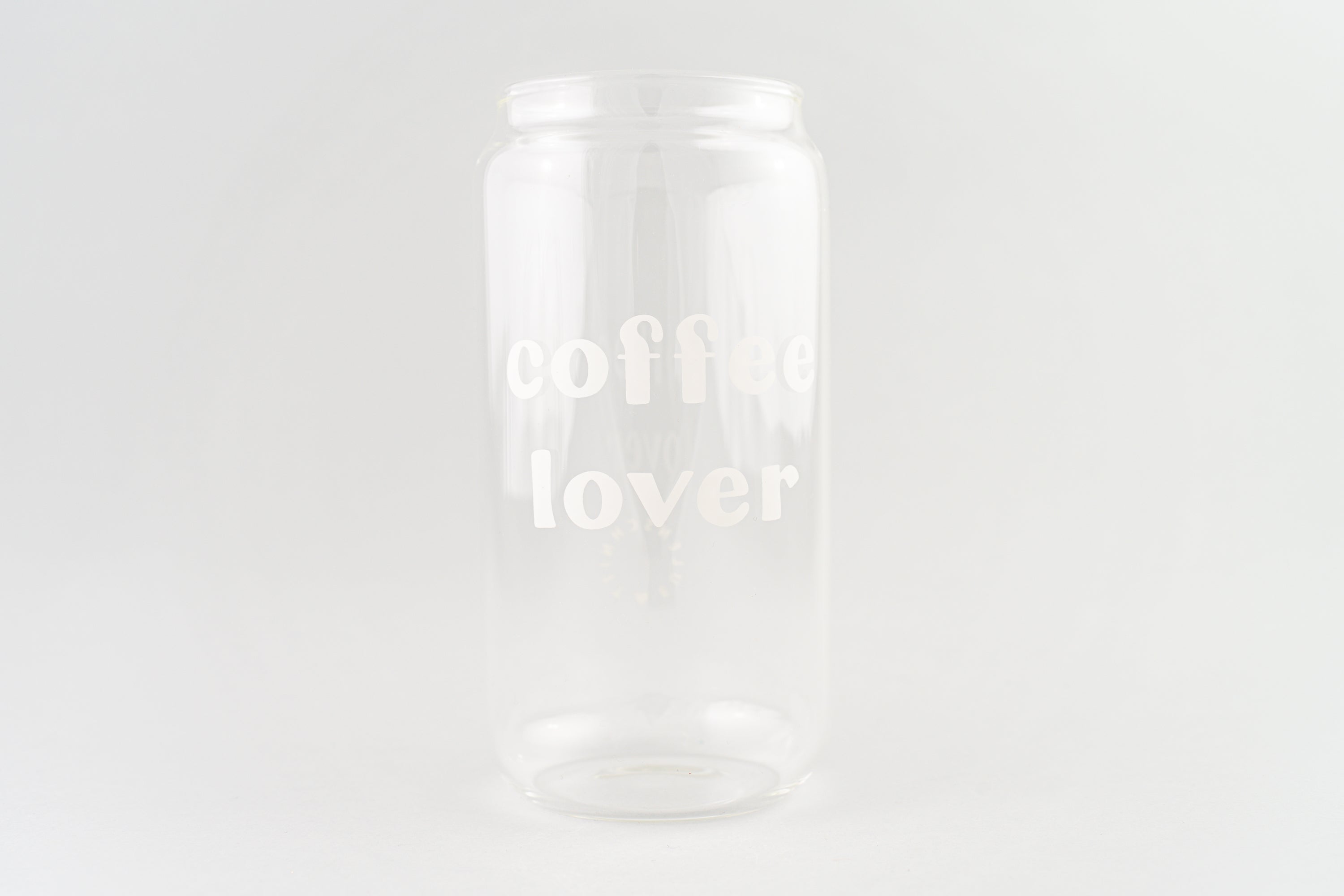 Tall Drinking Glass Coffee Lover