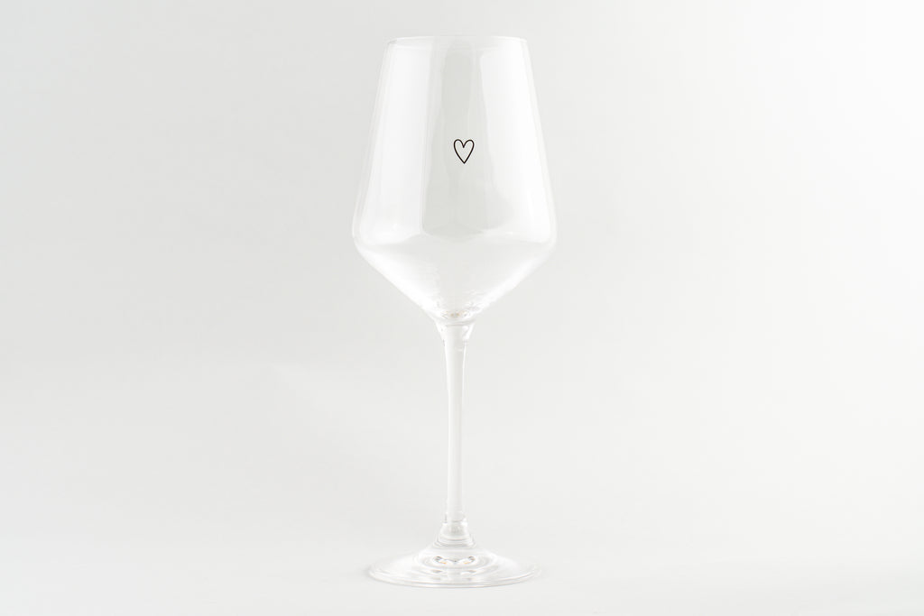 Wine Glass 390ml Heart
