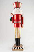 Resin Nutcracker Holding Gifts