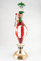 Red Resin Soldier With Pole