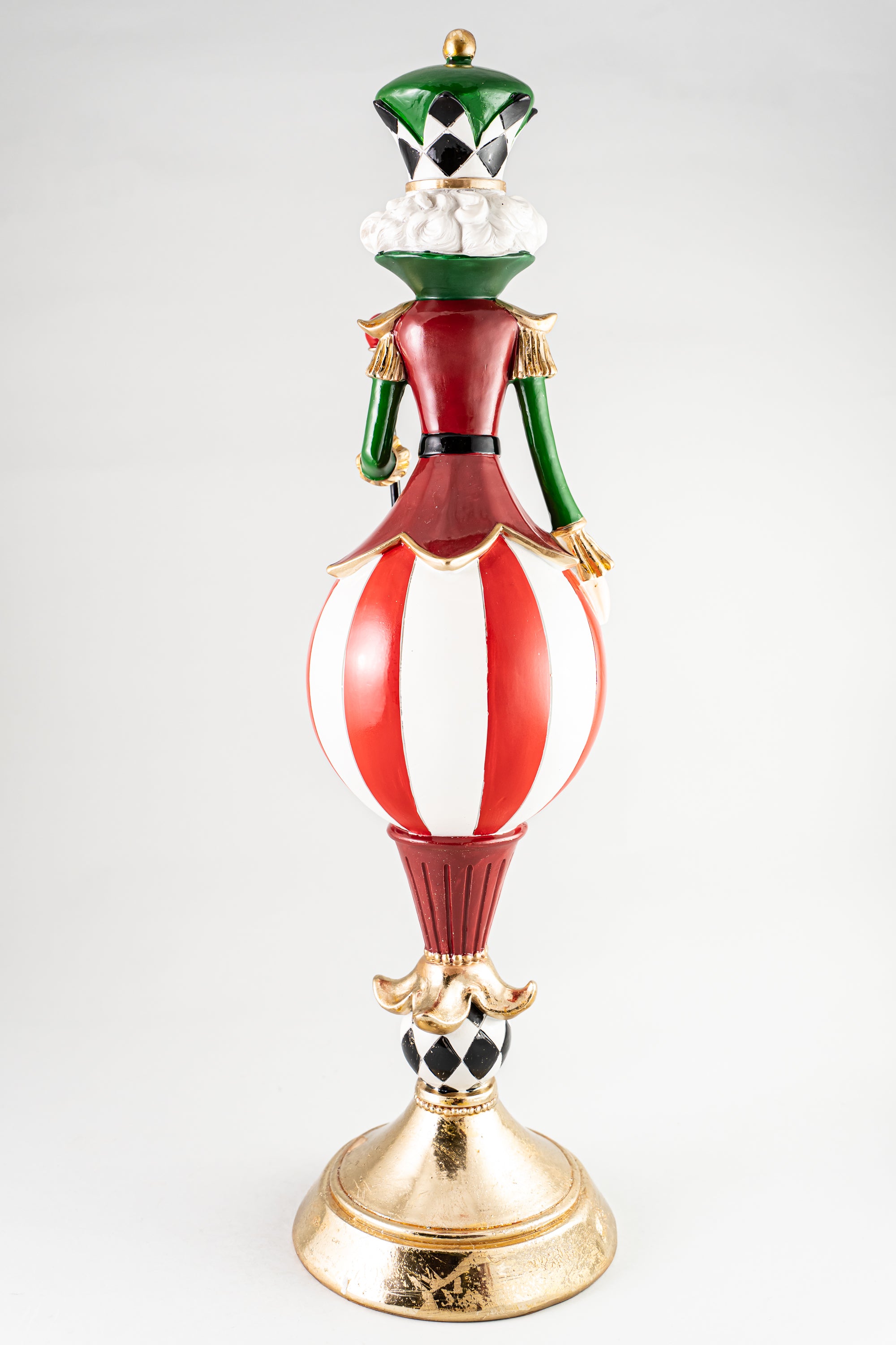 Red Resin Soldier With Pole