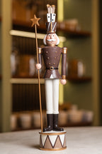 Brown Resin Soldier Holding Star