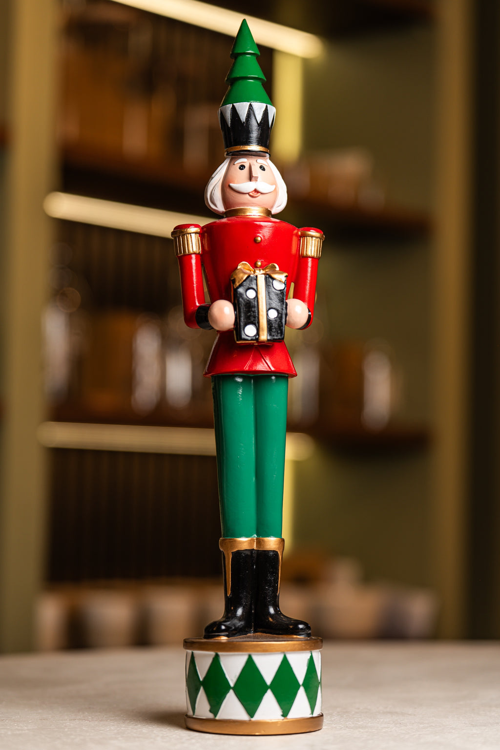 Red Green Resin Soldier