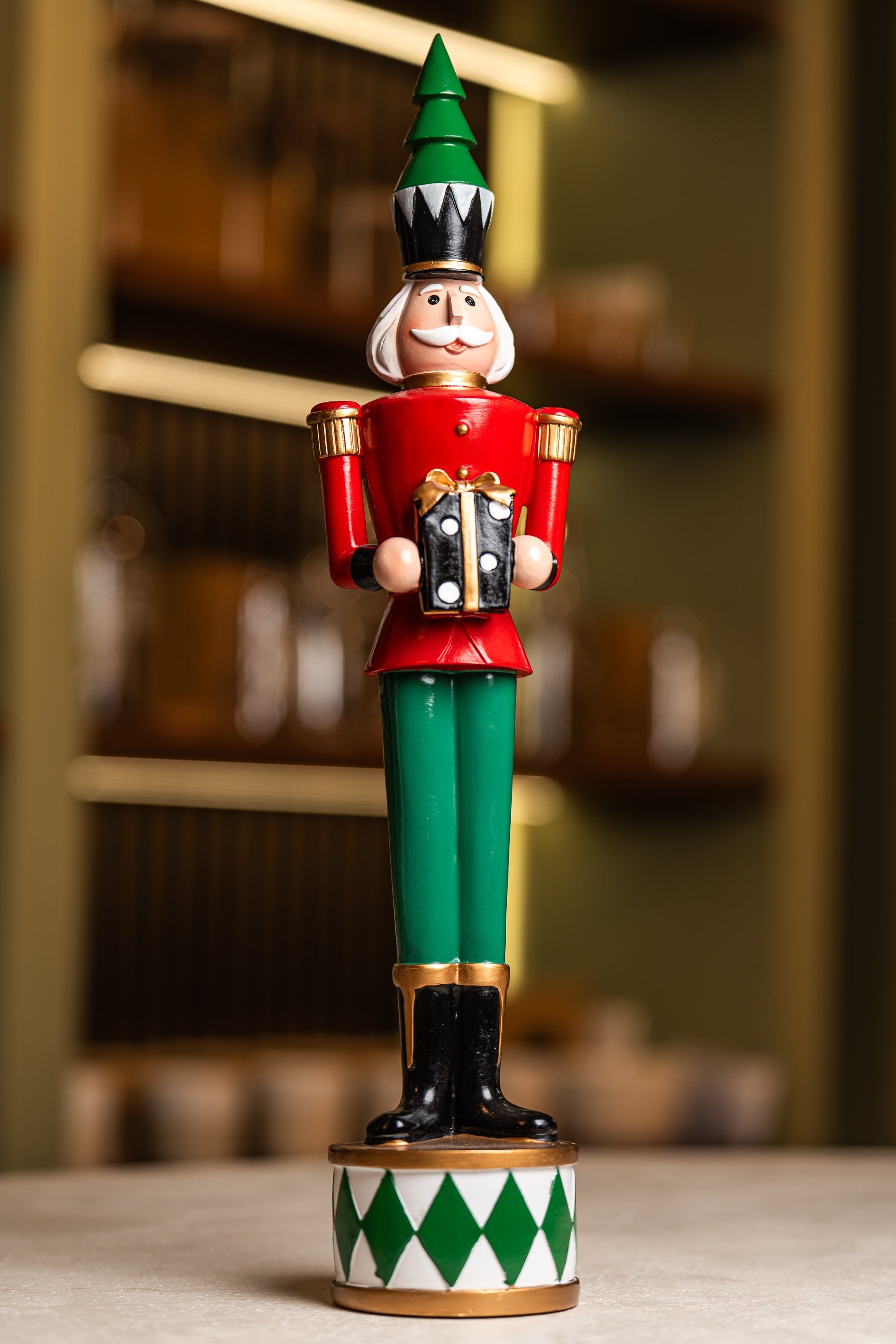 Red Green Resin Soldier