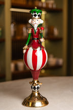 Red Resin Soldier With Pole