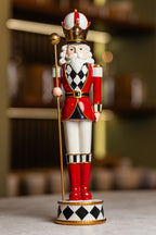 Red Resin Soldier With Pole .