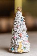 Xmas Snowy Resin Winding Tree With Music & Movement