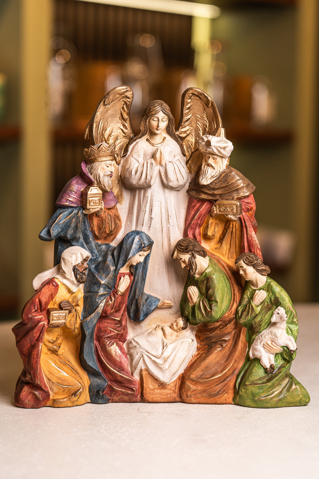 Xmas Resin Nativity