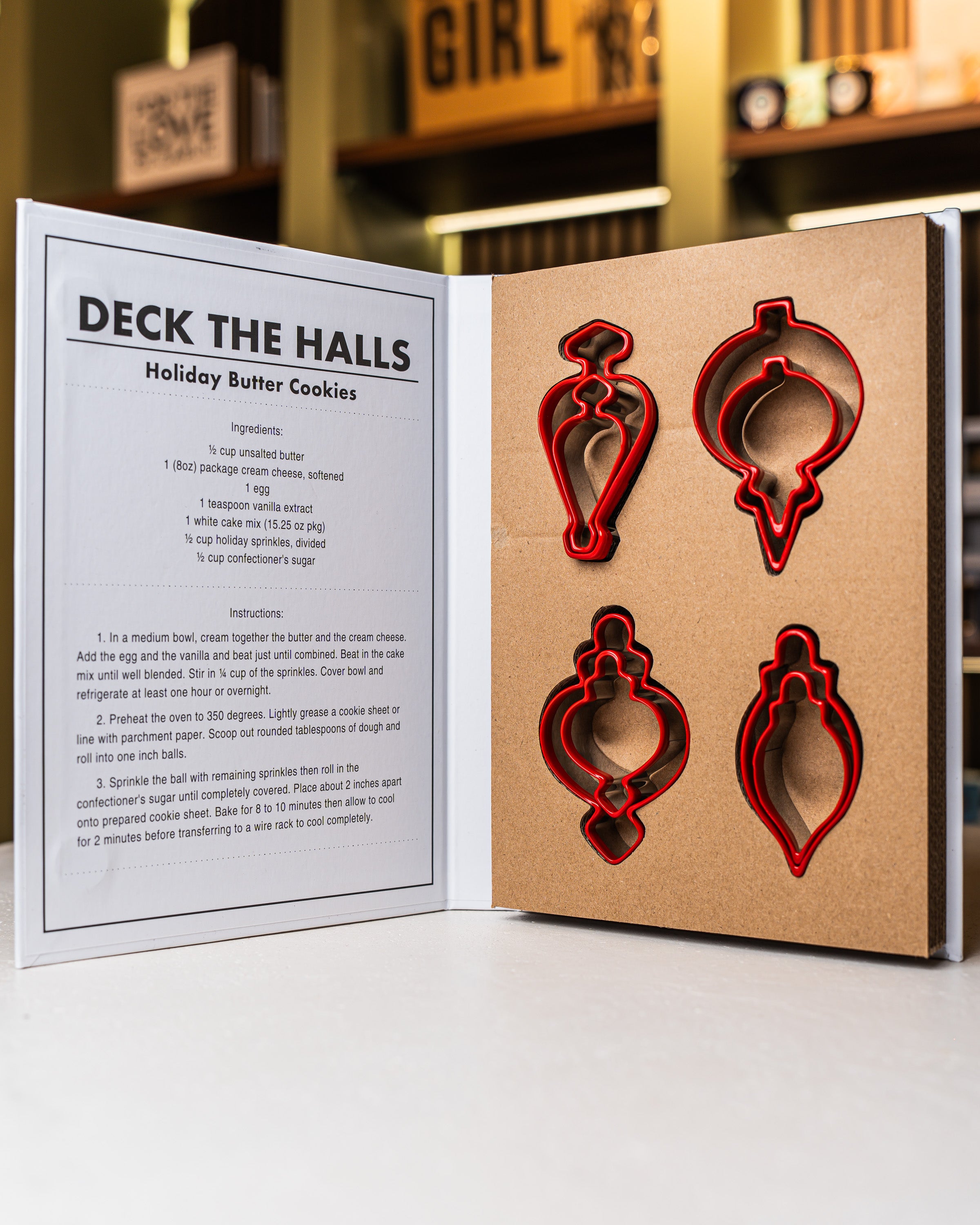 Santa Barbara Christmas Cookie Cutter Gift Set