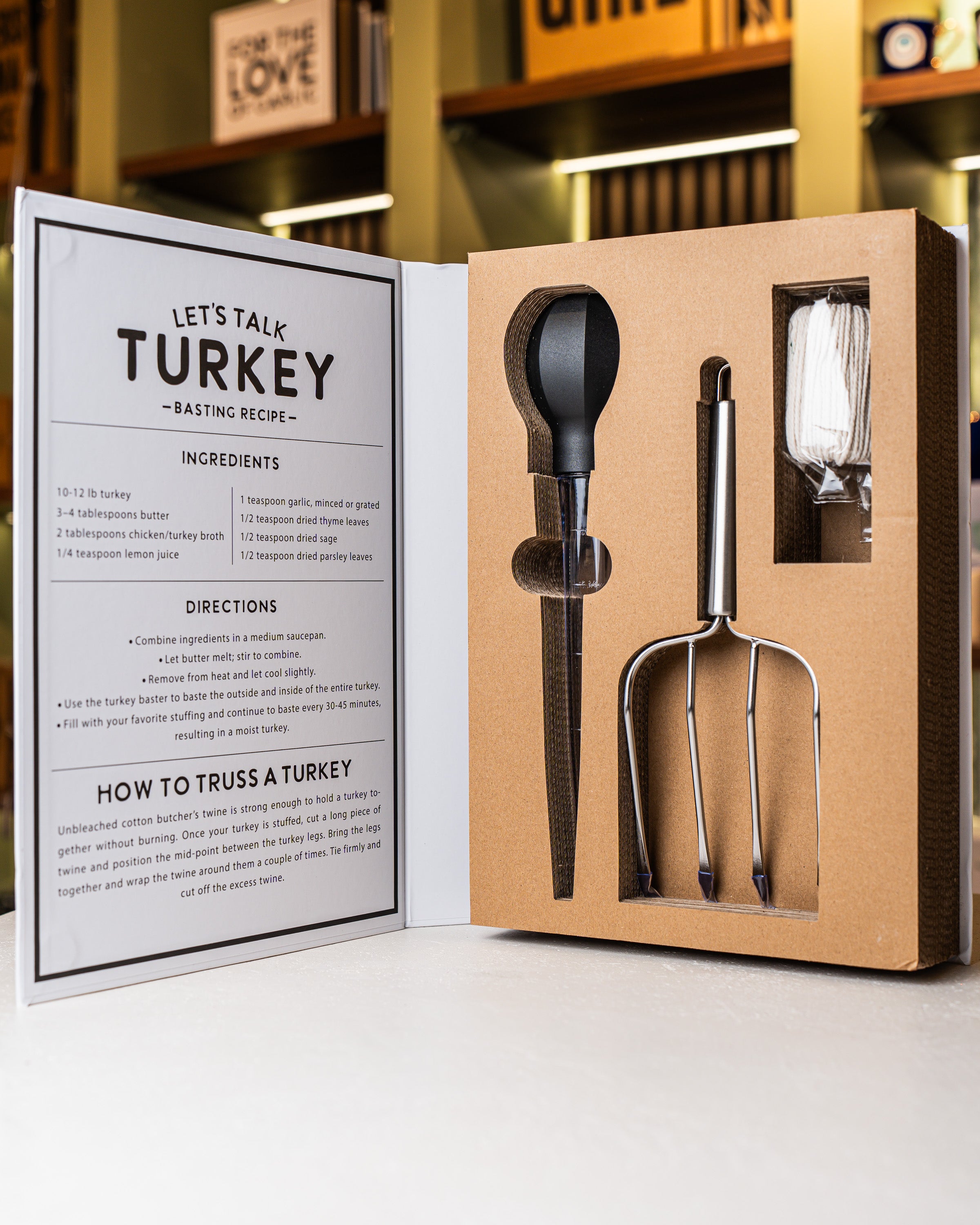 Santa Barbara Festive Turkey Basting Gift Set