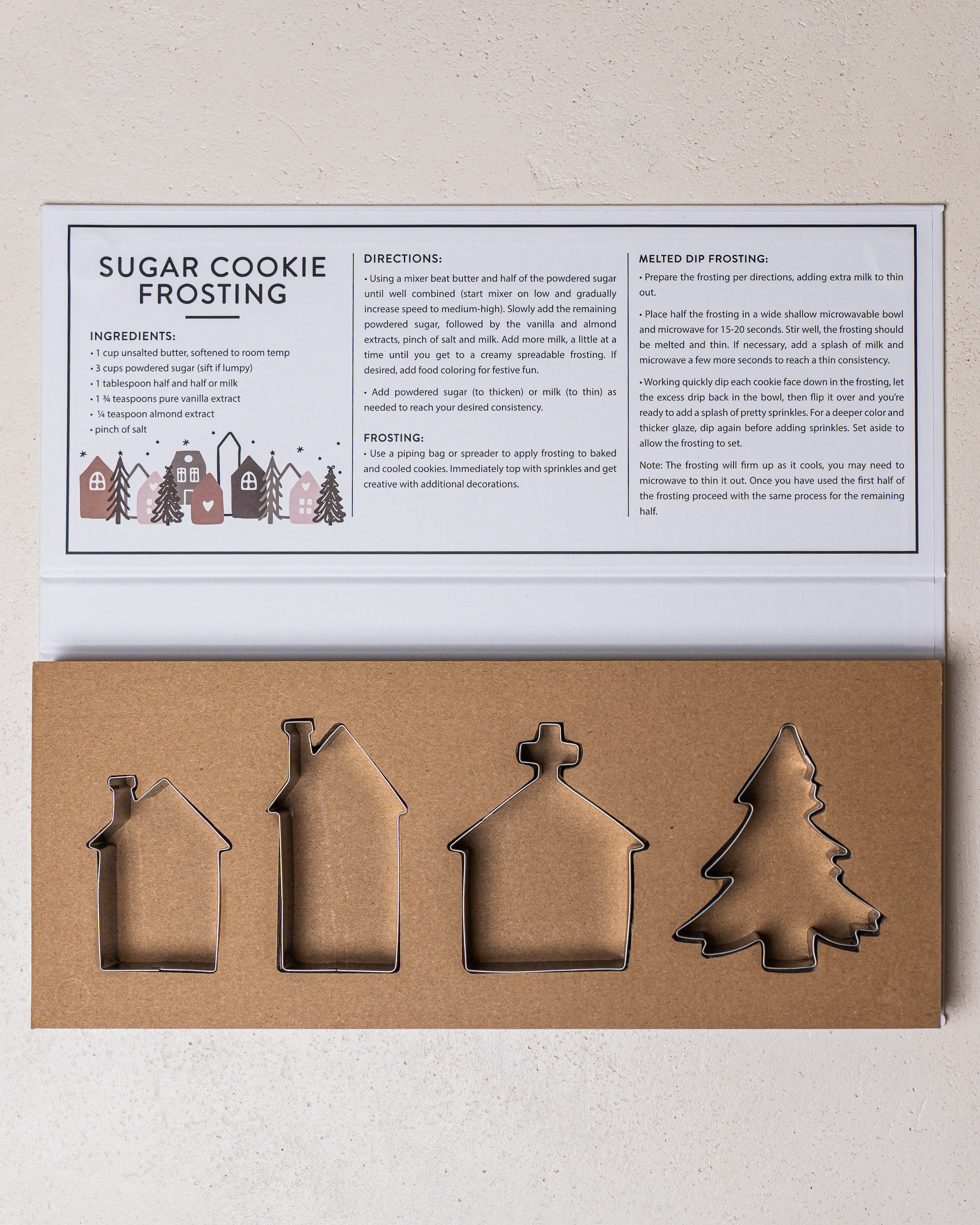 Santa Barbara Festive Village Cookie Cutter Gift Set