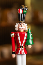 Red White Resin Soldier