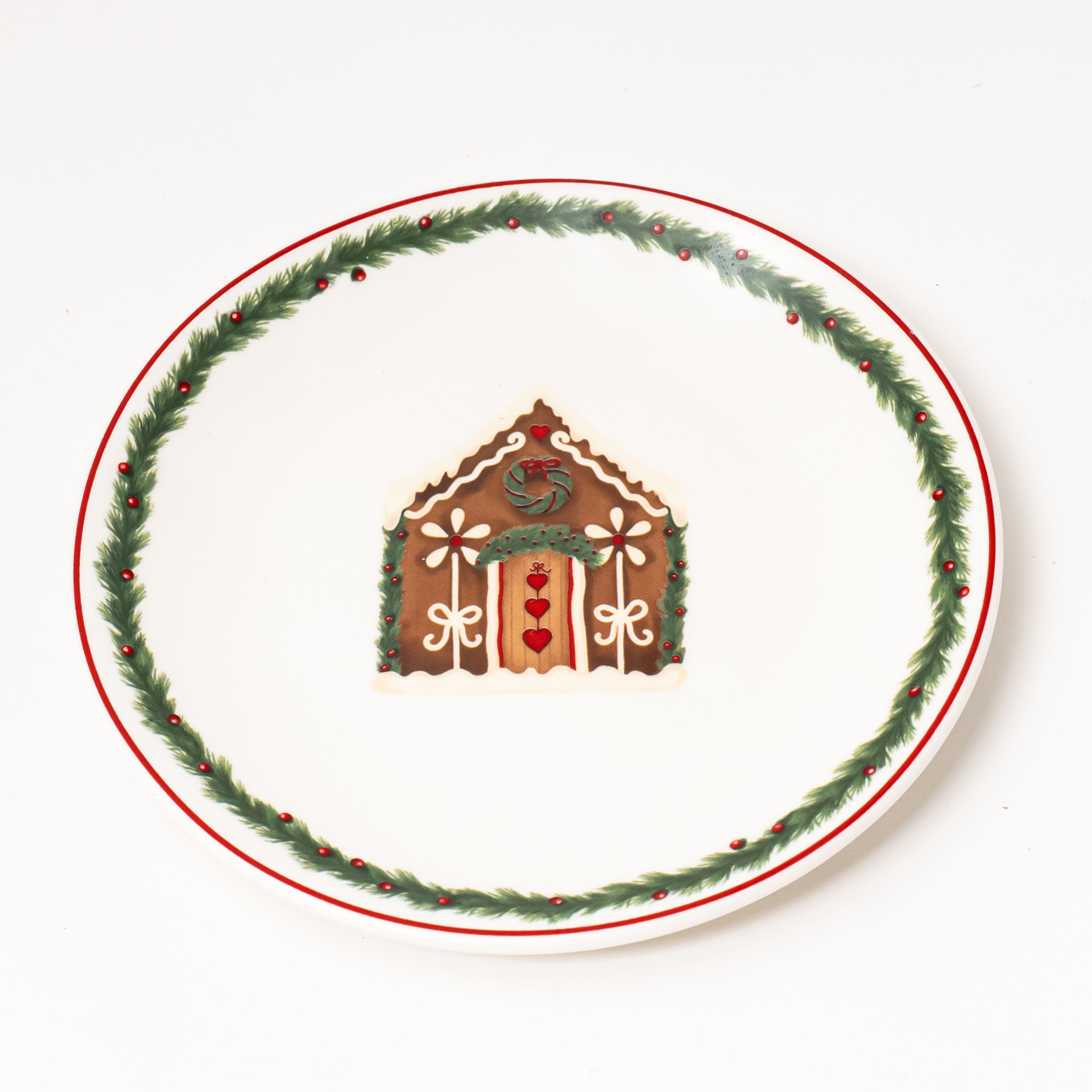 Round XMAS -Tree Plate