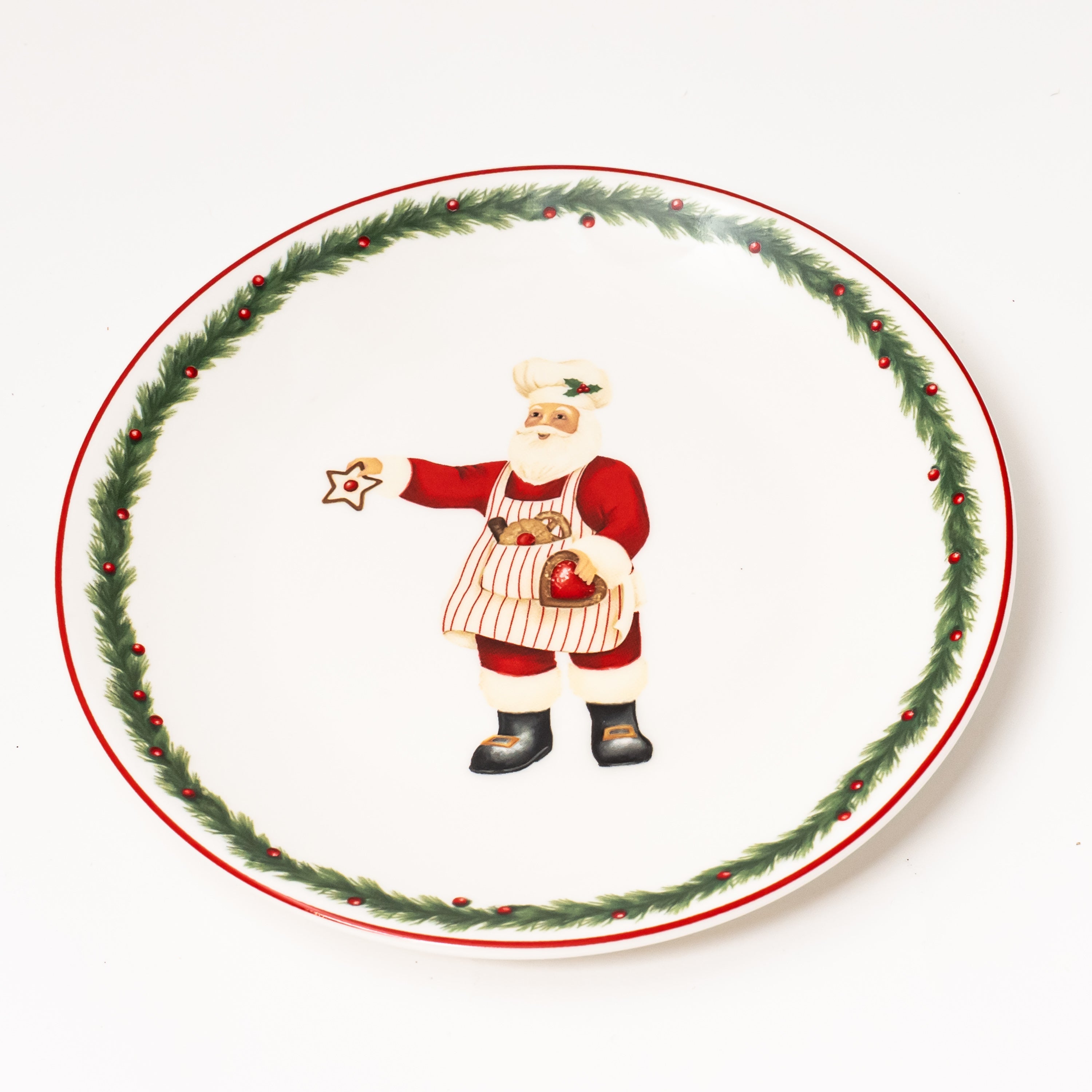 Round XMAS -Tree Plate
