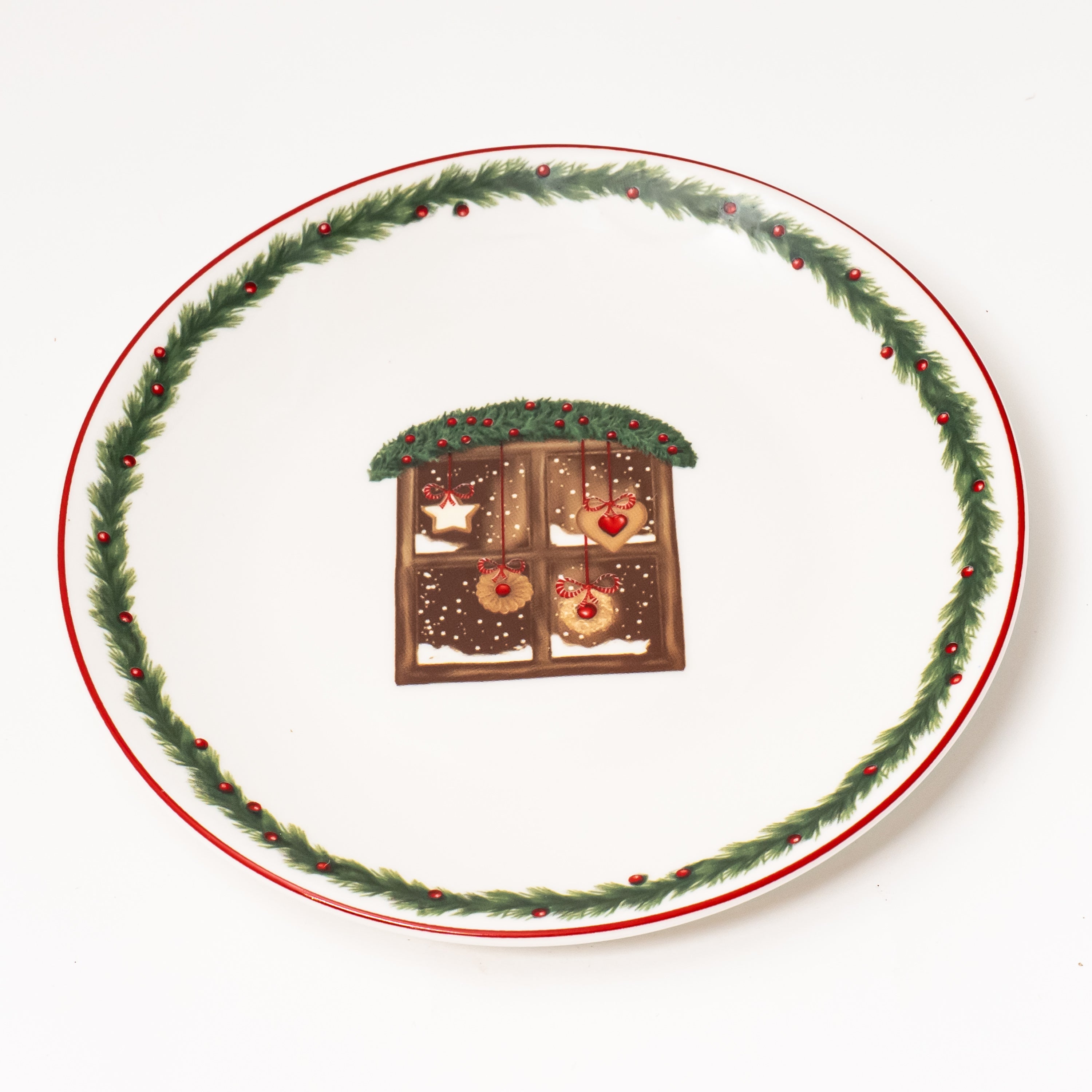 Round XMAS -Tree Plate