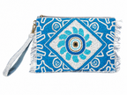 Blue Viscose Evening Bag – Designed for Special Occasions