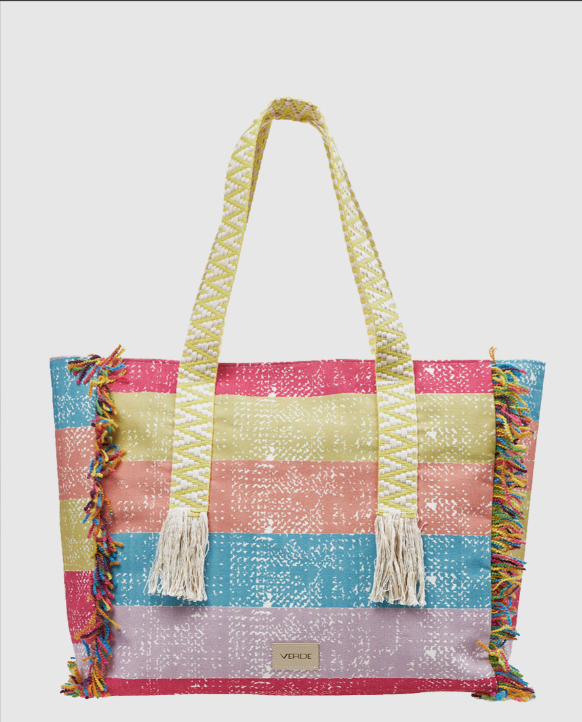 Multicoloured Beach Bag