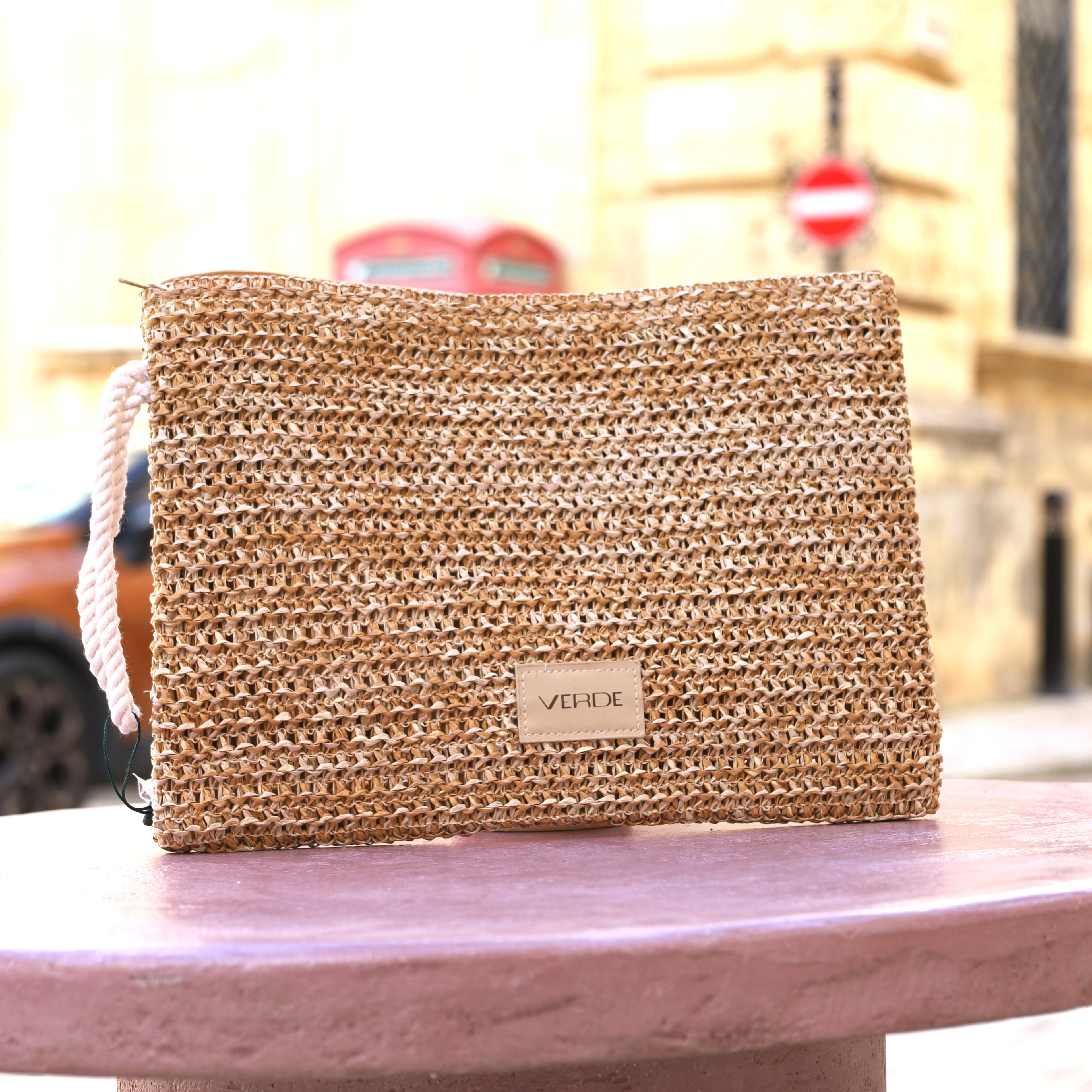 Natural Straw Mini Pouch – Easy Summer Vibes