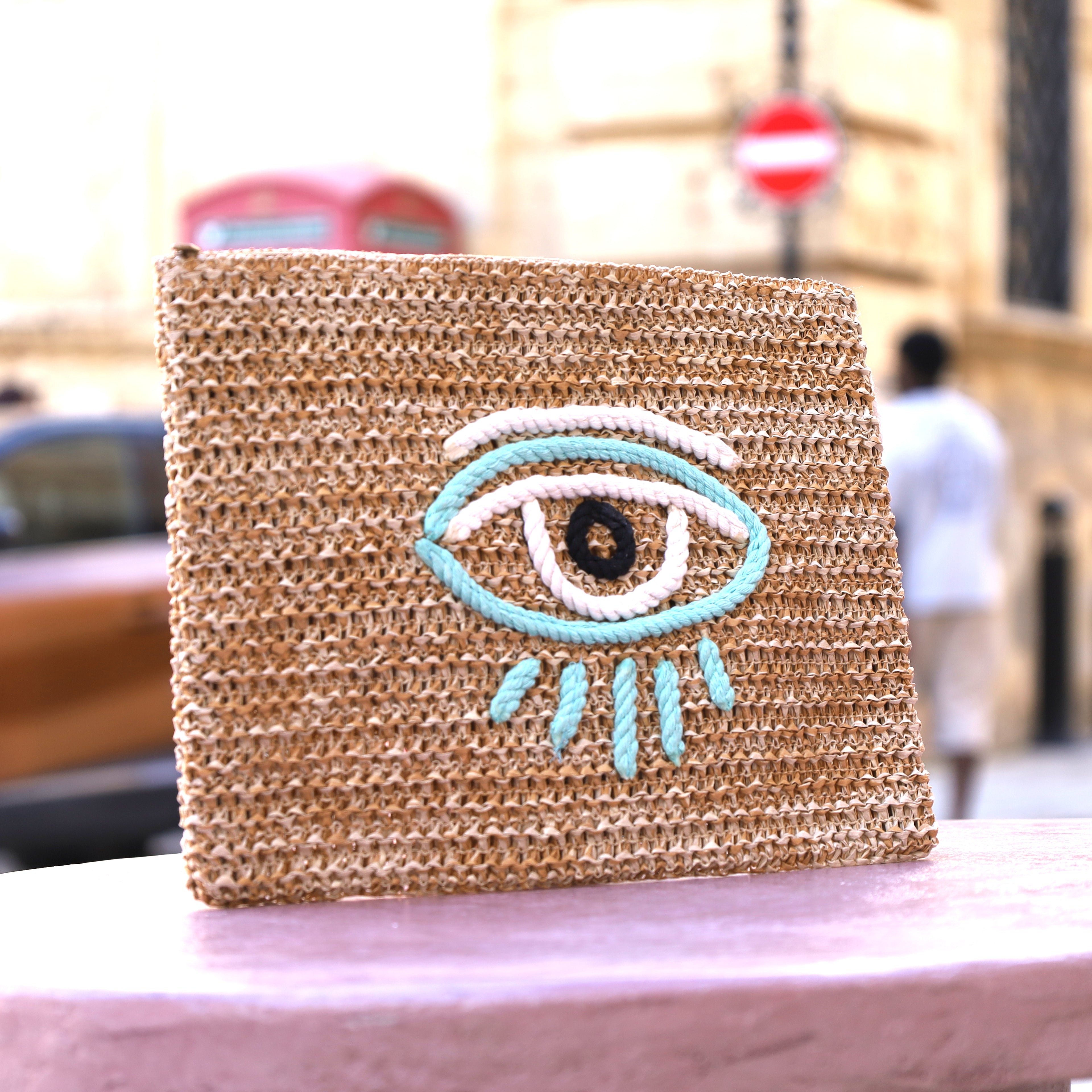 Evil Eye Charm Pouch Bag – A Stylish Touch of Protection & Everyday Elegance