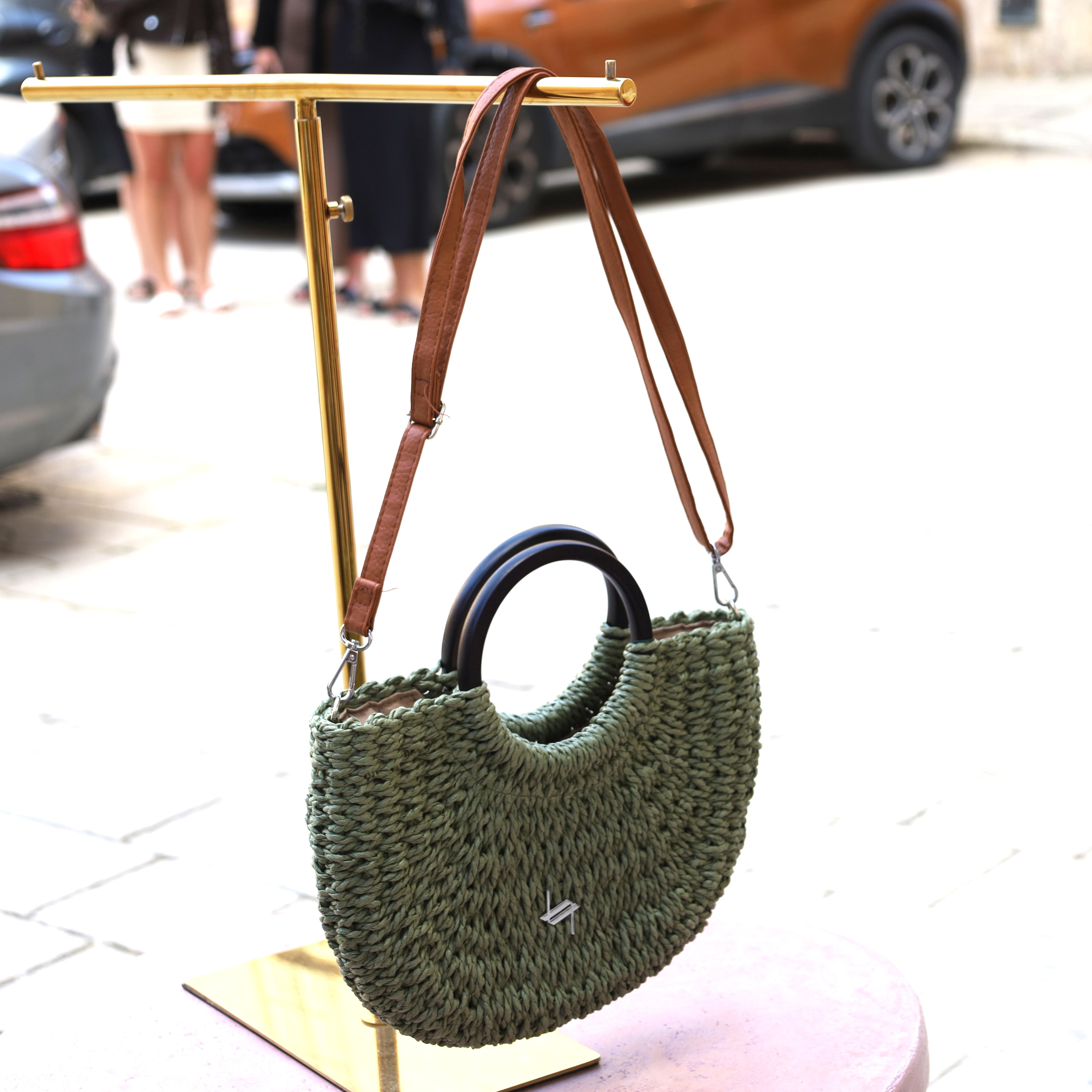 . Olive Grove Handwoven Bag – designed for relaxed outings with a blend of comfort and elegance