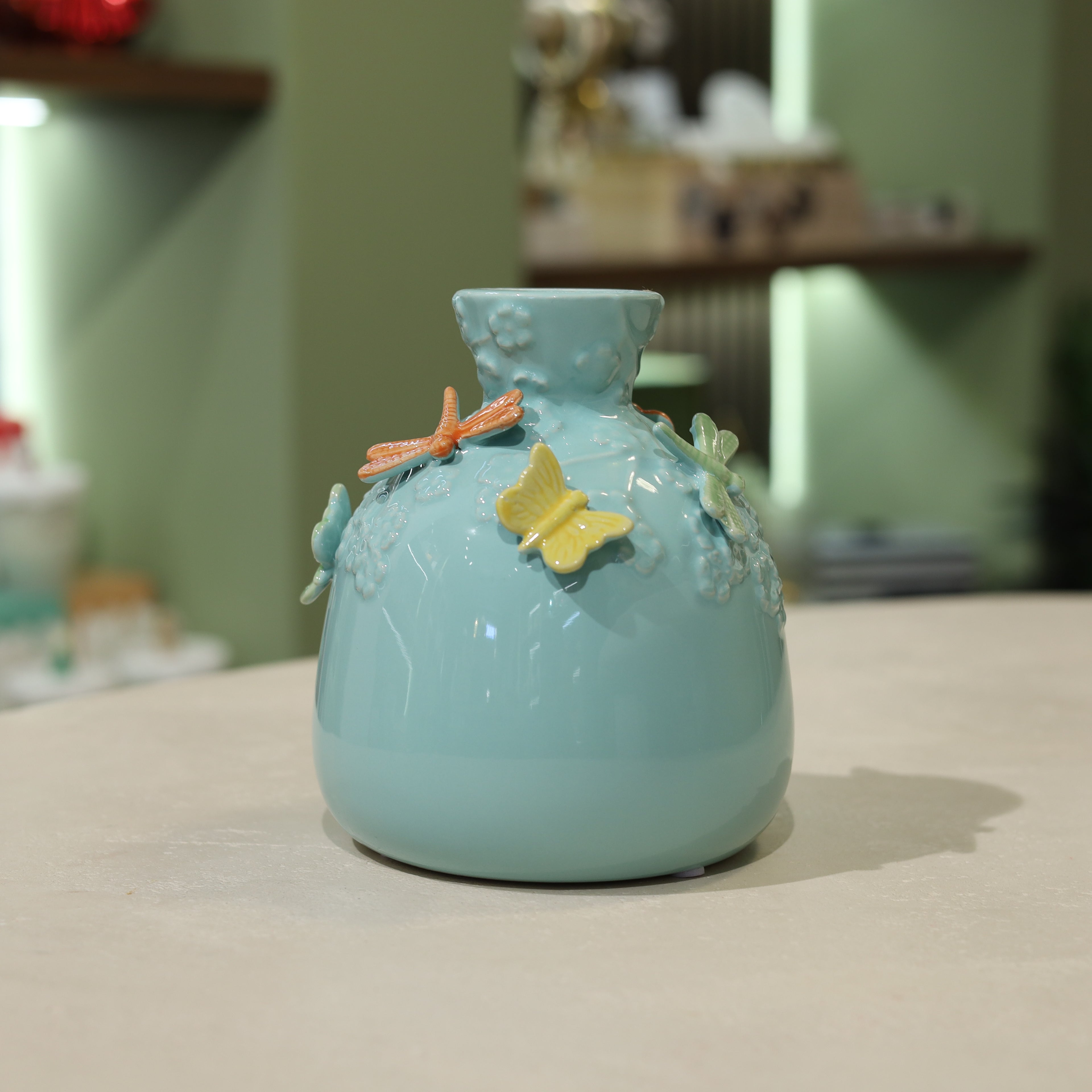 Dragonfly Bottle Vase
