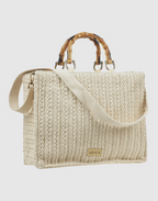 Coastal Evil Eye Cotton Beach Bag – designed for effortless beach days and everyday elegance