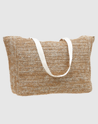 Natural Straw Shoulder Bag – Easy Summer Vibes
