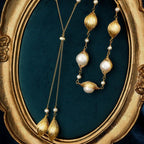 Ophelia Gold & Pearl Necklace