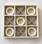 Wooden Tic-Tac-Toe Game Set – Elegant Family Fun & Gift Choice