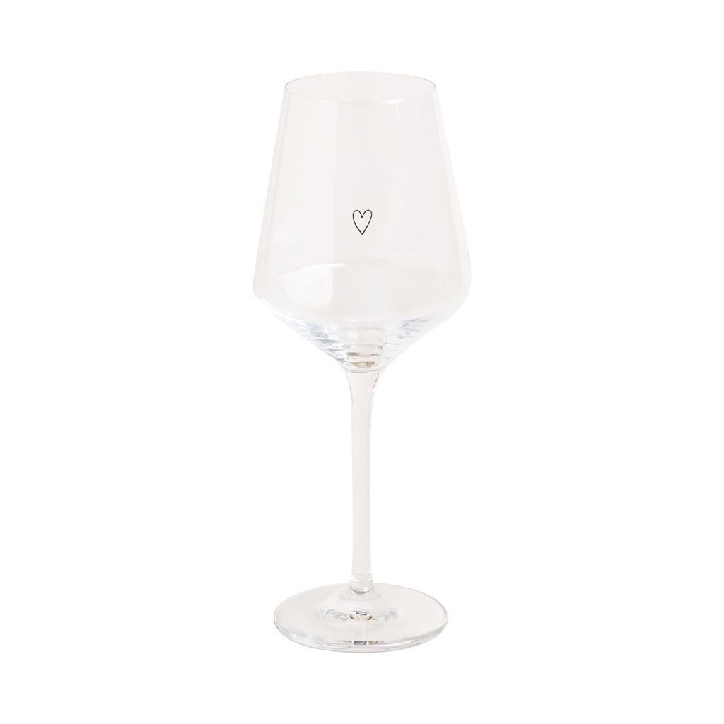 Wine Glass 390ml Heart