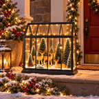 Christmas Garden House Lanterns – Light Up the Magic of Christmas