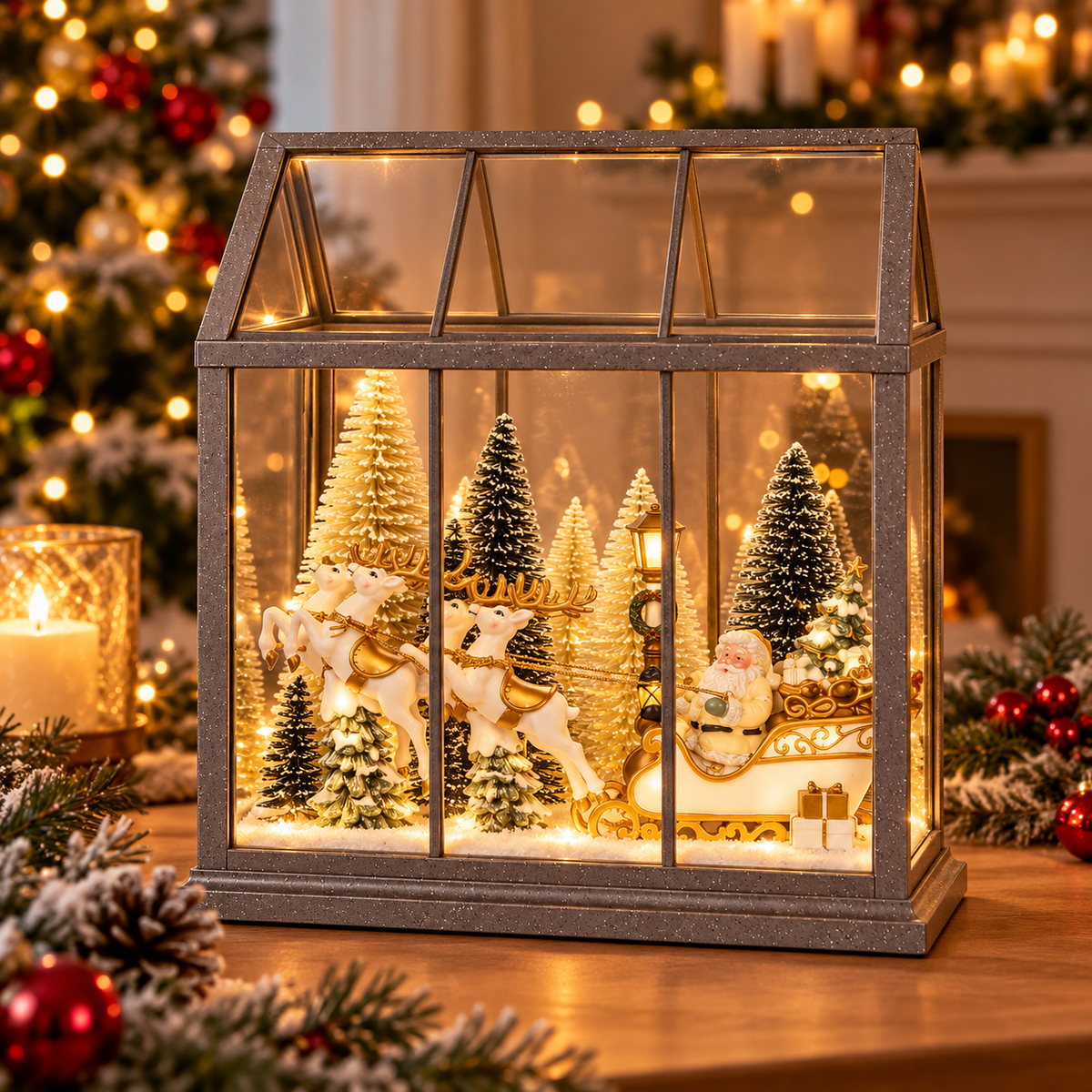 Christmas Garden House Lanterns – Light Up the Magic of Christmas