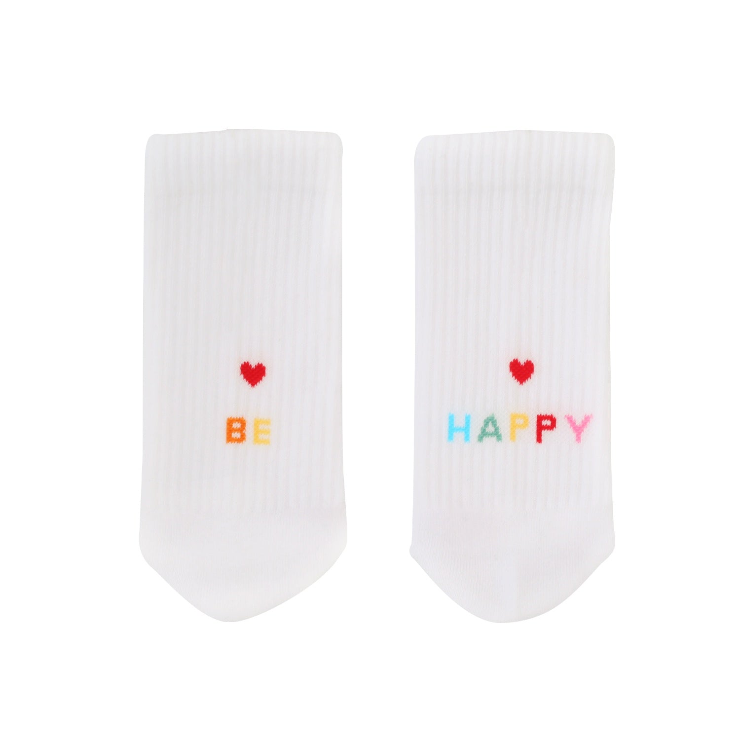 Socks White Be Happy Size M