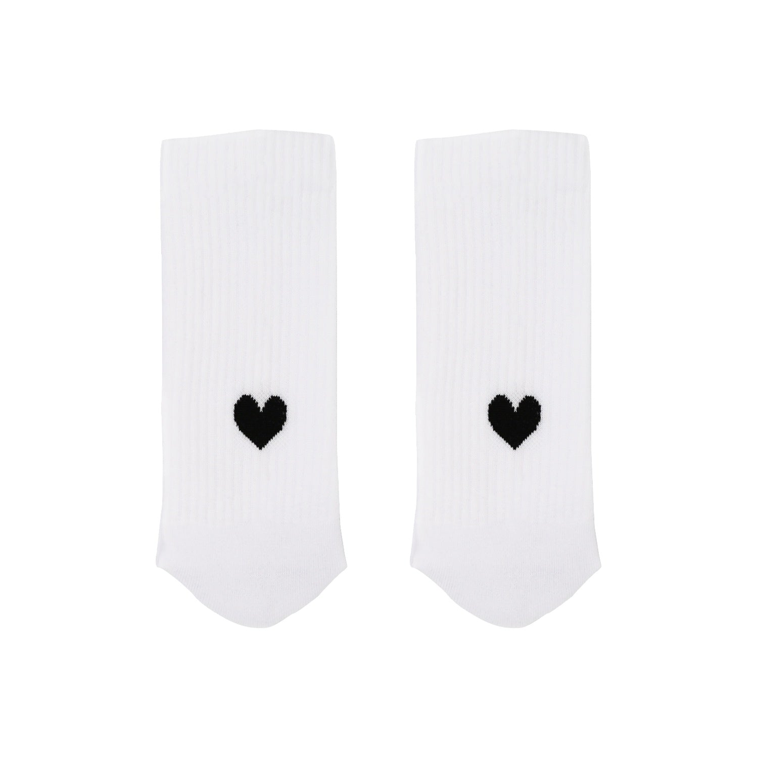 Socks White Heart